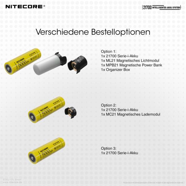 NITECORE - INTELLIGENT BATTERY SYSTEM - NL2150HPI / A2